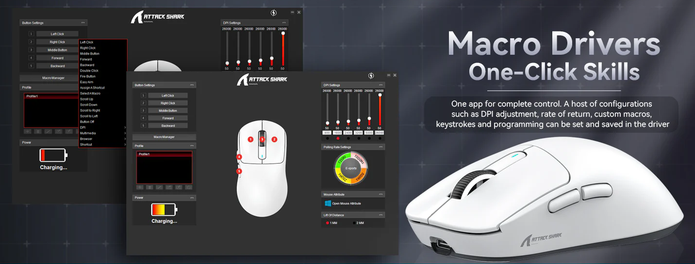 Attack Shark X3 Yazılımı (Driver) – Ayar ve Özelleştirme