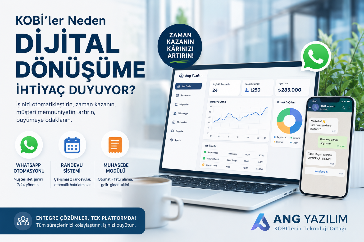 KOBİ'ler için Dijital Dönüşüm: ANG Yazılım