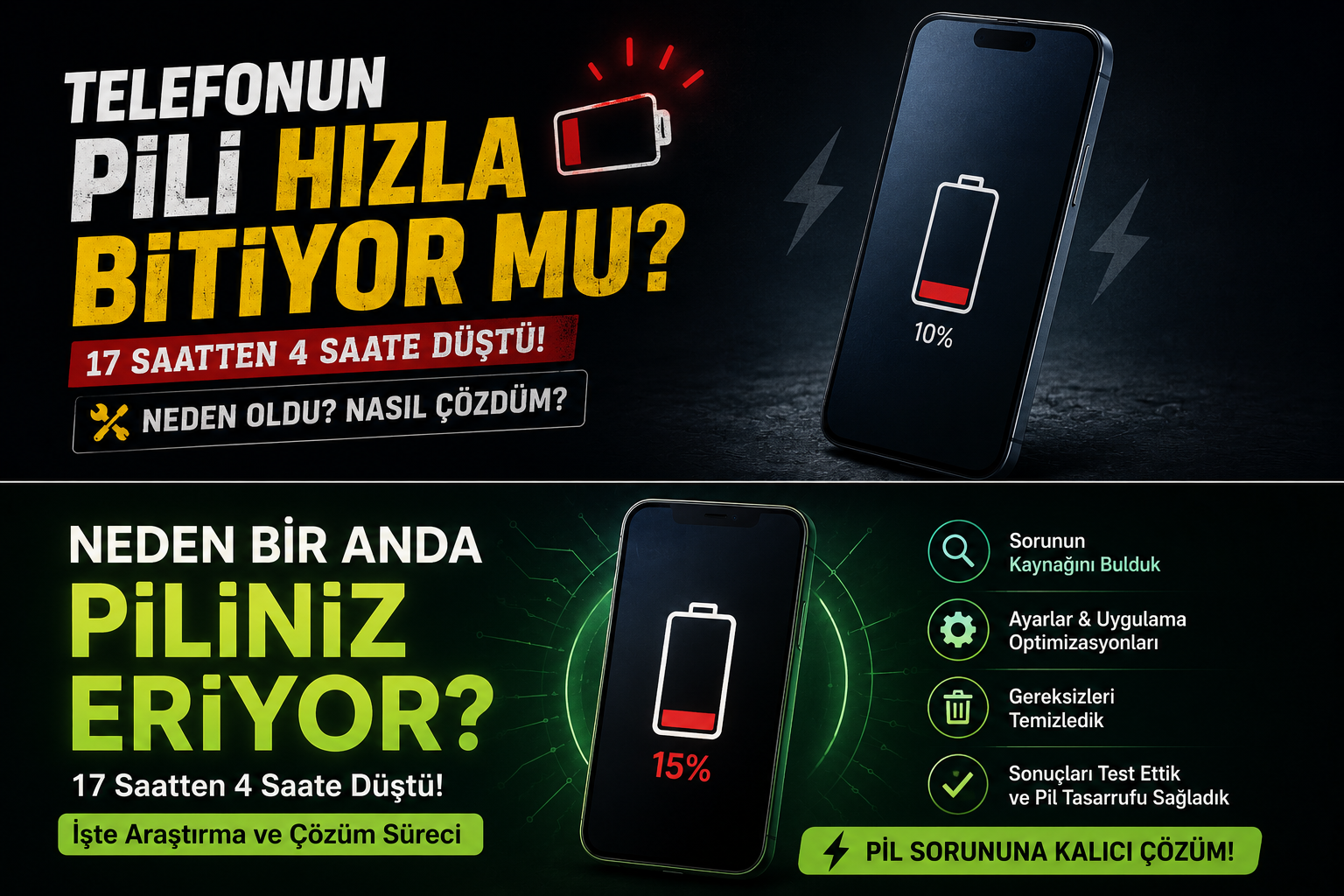 Android Telefonlarda Gizli Pil Bilgisi Nasıl Bulunur?